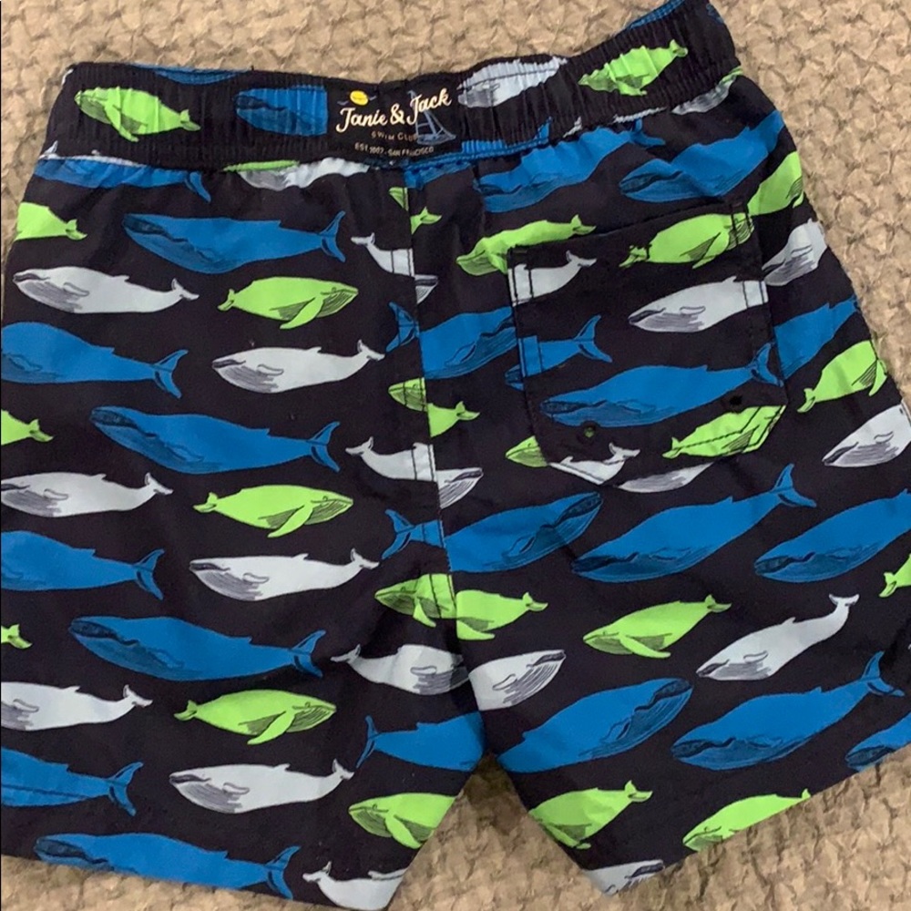 Janie and Jack whale swim shorts